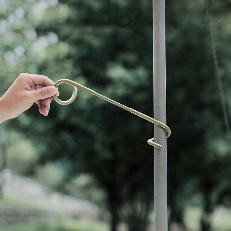 #A Portable Lamp Holder Hook Camping Picnic Equipment Anti Slip Lamp Hanger Doub