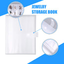 Jewelry Storage Book - Portable Travel Jewelry Earring Organizer Storage Booklet