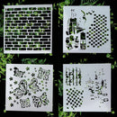 Decor Stamp Scrapbooking Embossing Template Walls Painting Layering Stencils