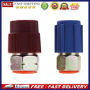 Retrofit 7/16 to 3/8 Conversion Adapter R12 to R134a High/Low AC Fitting