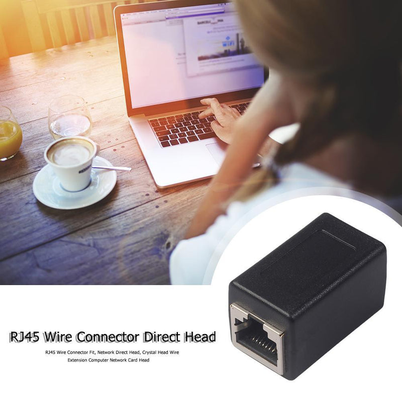 RJ45 Female to Female Ethernet LAN Cable Coupler Extender Plug Connector