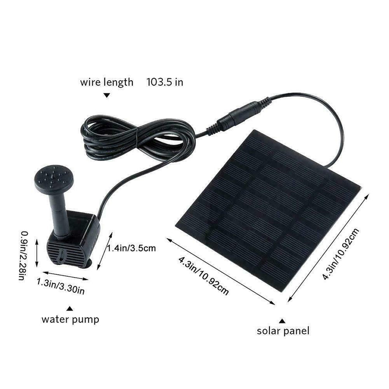 Solar Fountain Water Pumps Landscape Fountains Pumps Small Water Pumps Q5J9
