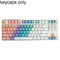 1set Keycaps For GH60/GK61/GK64/84/87/96/104/108/980 Mechanical Keyboards J4A7