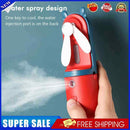 #A Portable Water Spray Mist Fan Humidification Handheld Fan for Home Office Sch
