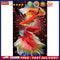 11CT 3 Strand Printed Full Embroidery Koi Fish Needlework DIY Cross Stitch