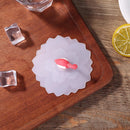 Reusable Silicone Cup Cover Heat Resistant Sealed Leakproof Cups Lid (A)