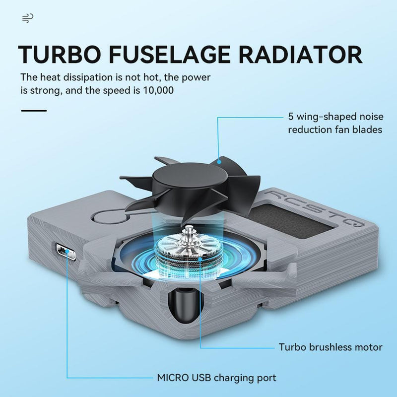 Drone Accessories Quiet Flight Radiator Cooling Fan Aircraft For DJI Mini 3 Pro