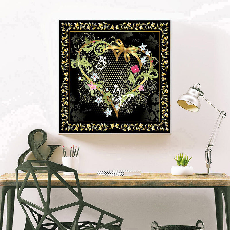 5D DIY Full Drill Diamond Painting Love Heart Cross Stitch Embroidery Kit Newly