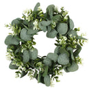 Imitation grass ring door trim small eucalyptus wreath D4H4
