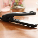 Mini Hair Straightener Flat Iron Curler  Ceramic Tourmaline Plates(Black) Newly