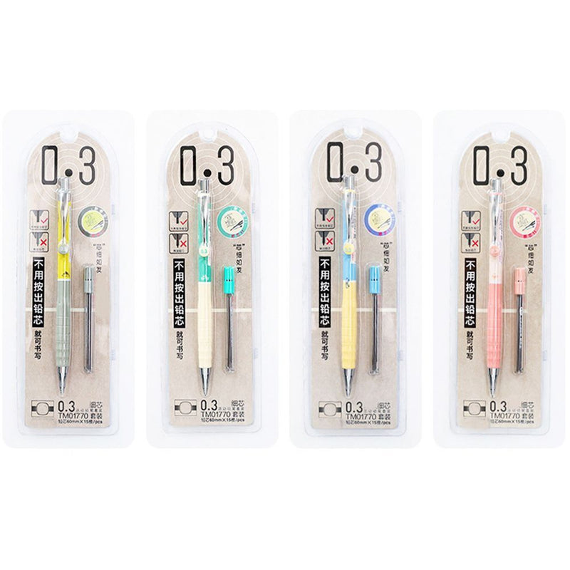 Drawing Stationery Refills Press Automatic Pen Mechanical Pencil Writing Tool