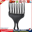 Hairdressing Fork Comb Afro-comb Smooth Hair Styling Tools Hairbrush (A) Newly