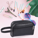 Men Women Fashion PU Leather Mobile Phone Wristlet Bag Pure Color Small Handbags