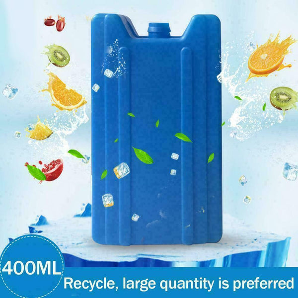 400ml Picnic Fruit Lunch Bag Stay Fresh Ice Blocks Cooler Travel Portable H4Q0