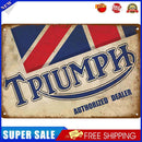 Weatherproof Retro Chic Letter Sign Iron Painting Wall Drawing Template (7)