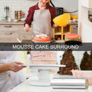 Cake Collars Transparent Cake Rolls Acetate Sheets for Mousse (5.91in) Newly