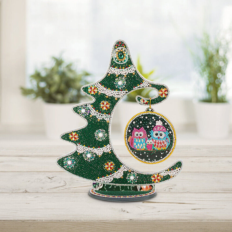 DIY 5D Mosaic Crystal Christmas Tree Diamond Painting Kit Rhinestone Craft