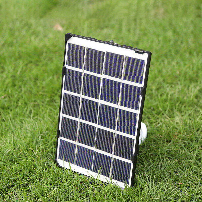 Solar Charging Panel with Charging Cable for Outdoor Security Surveillance