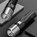 LED 3 Modes Flashlight Waterproof Torch Strong Brightness USB Rechargeable