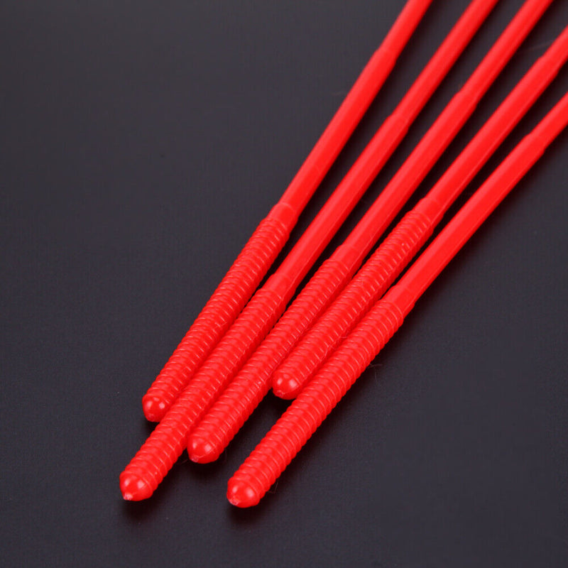 5pcs Funny Elastic Plastic Long Rod Colorful Plush Spring Teach Cat