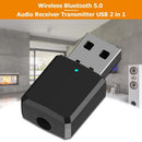 USB Bluetooth Dongle Adapter 5.0 Music Audio Receiver Transmitter for Computer
