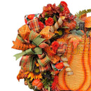 Herbstkranz Türkranz für Haustür Kürbisse Blatt Halloween Dekor Geschenk.