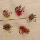 12pcs/Lot Set Various Dry Flies Trout Salmon Floating Insects T