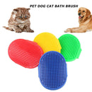 Rubber Pet Dog Bath Brush Puppy Cat Massage Grooming Gloves Cleaning Brushes