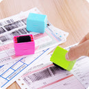 Messy Code Identity Privacy Information Coverage Confidential Stamp (Green)
