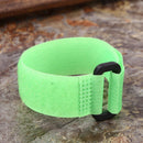 Nylon Fish Pole Belt Holder Tie Fastener Hook Loop Fishing Gadgets (Green)