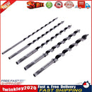 5PCS 230mm Extra Long Brad Point Wood Drill Bit Set Steel Woodworking Tool Newly