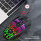 X801 8 Keys Wireless 1600DPI Adjustable Honeycomb Gaming Mouse (Black)