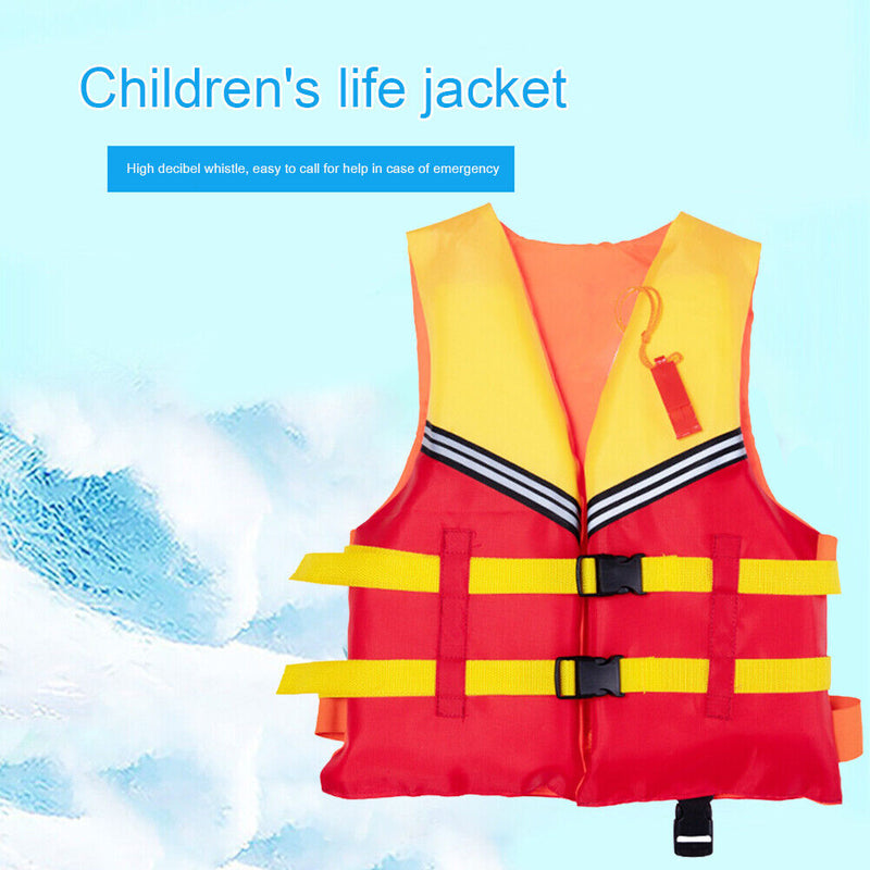 Outdoor Swimming Skiing Driving Vest Survival Kids Rafting Boating Life Jacke