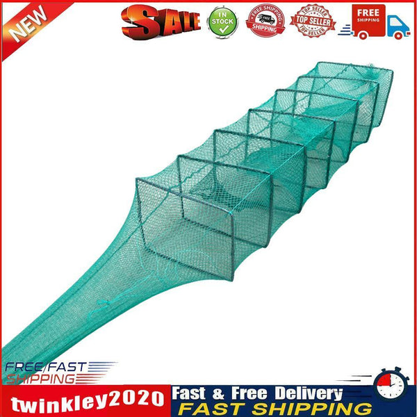 Portable Fishing Net Lobster Cage Foldable Crab Fish Catcher Trap (No.1) Newly