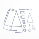 1 Set Clip Lifting Machining Dies for Scrapbooking Cube Cuts Photo Al