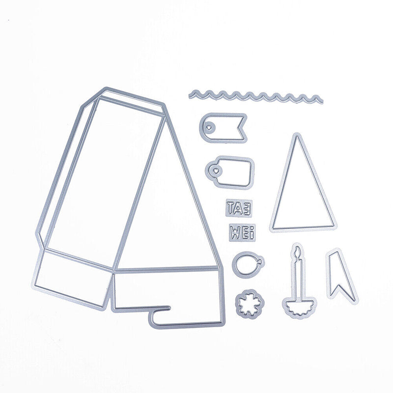 1 Set Clip Lifting Machining Dies for Scrapbooking Cube Cuts Photo Al