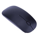 2.4GHz 1,000DPI Ultra-thin 3-Button Wireless Photoelectric Mouse (Black)