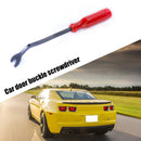 Car Door Panel Trim Clip Remover Plastic Fastener Upholstery Pry Tool Red 6 inch