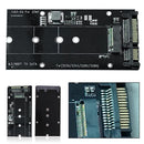 B Important M2 NGFF SSD 2.5" SATA Adapter Converter Card 2230-2280 with Metal