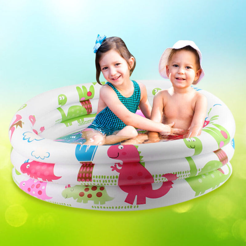 Baby Swimming Pool Ring PVC Inflatable Children Ocean Ball Pool (61cm) Newly
