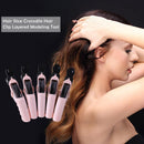 5pcs Crocodile Hair Sectioning Clips Salon Hair Styling Grip Clamps (Pink) Newly