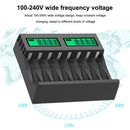 DC 5V 2A 8 Slots Smart Charger for 1.2V Ni-MH/Ni-Cd AA AAA Rechargeable Battery
