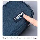 Large Capacity Pencil Case Pouch Canvas Multi-layer (6881 Sapphire Blue)