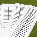 Practice Swing Training Paper Labels Golf Putting Practice White Track X3D5