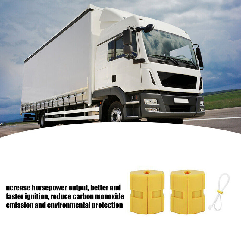 2pcs Universal Vehicle Energy Saver Car Truck Fuel Gasoline Reducer Tool