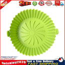 Silicone Air Fryer Liner Kitchen Baking Parchment Steamers Pads (Green) Newly