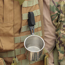 Outdoor Carabiner Keychain Hook Nylon Hanging Webbing Buckle Belt Backpack Cl