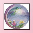 14CT 2 Strand Partial Embroidery Person Counted Needlework DIY Cross Stitch K
