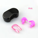 Soft Silicone Swimming Earplugs Nose Clip Comfortable Diving Surfing Nose Cli