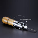 Leather Sewing Machine Manual Wax Thread Needles Stitcher Leather Carving Craft